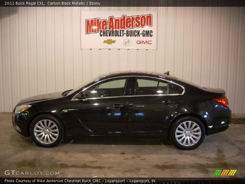 Carbon Black Metallic / Ebony 2011 Buick Regal CXL