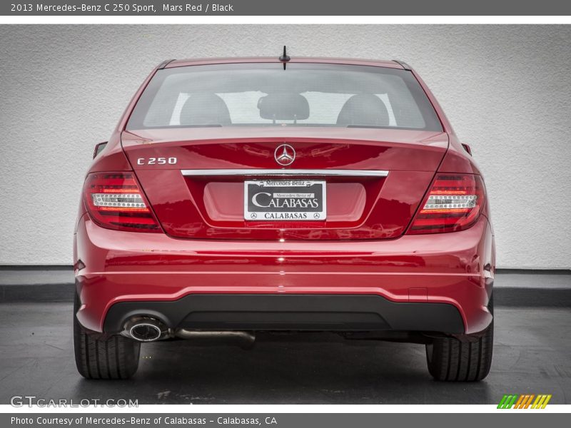 Mars Red / Black 2013 Mercedes-Benz C 250 Sport