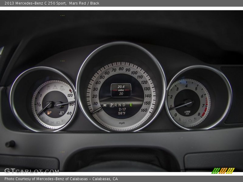  2013 C 250 Sport 250 Sport Gauges