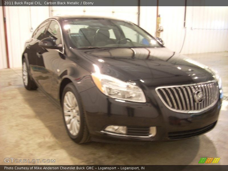 Carbon Black Metallic / Ebony 2011 Buick Regal CXL