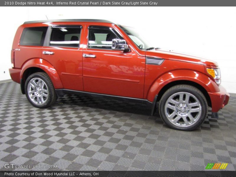Inferno Red Crystal Pearl / Dark Slate Gray/Light Slate Gray 2010 Dodge Nitro Heat 4x4