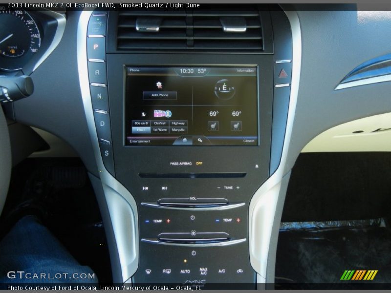 Controls of 2013 MKZ 2.0L EcoBoost FWD