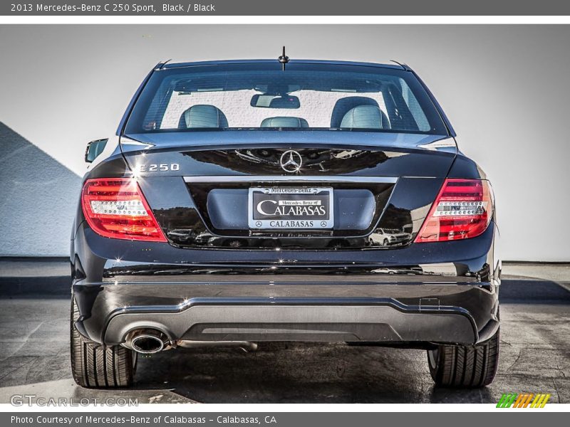 Black / Black 2013 Mercedes-Benz C 250 Sport