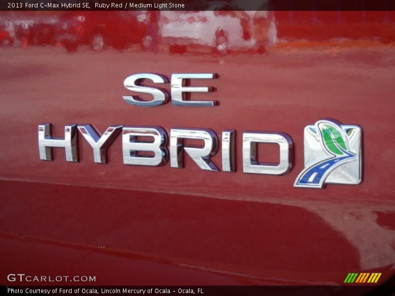 Ruby Red / Medium Light Stone 2013 Ford C-Max Hybrid SE