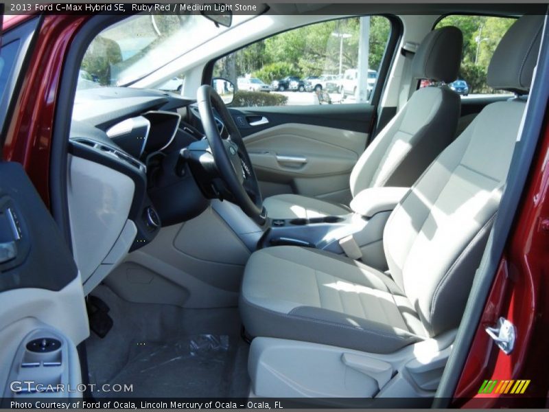 Ruby Red / Medium Light Stone 2013 Ford C-Max Hybrid SE