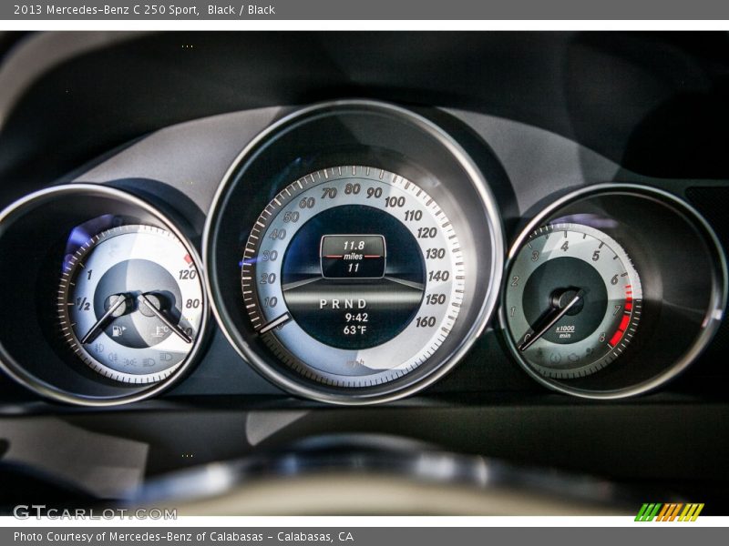 Black / Black 2013 Mercedes-Benz C 250 Sport
