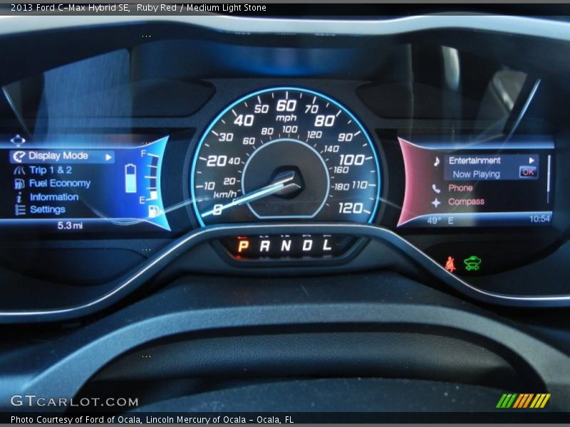 Ruby Red / Medium Light Stone 2013 Ford C-Max Hybrid SE
