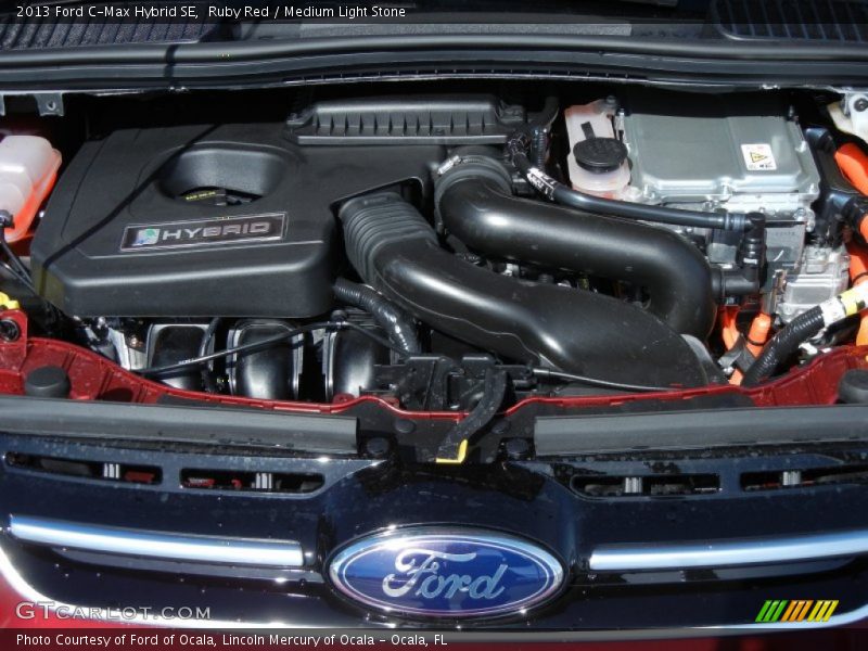 Ruby Red / Medium Light Stone 2013 Ford C-Max Hybrid SE
