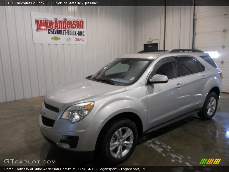Silver Ice Metallic / Jet Black 2013 Chevrolet Equinox LT