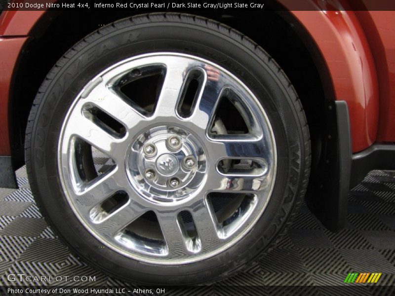 Inferno Red Crystal Pearl / Dark Slate Gray/Light Slate Gray 2010 Dodge Nitro Heat 4x4