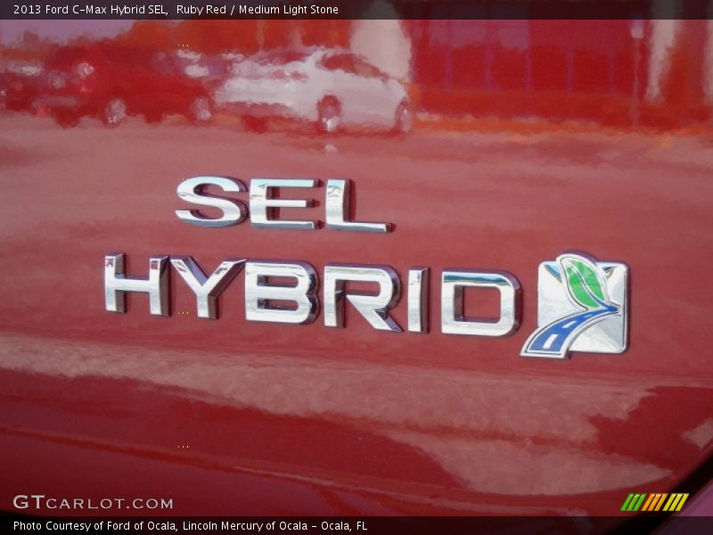 Ruby Red / Medium Light Stone 2013 Ford C-Max Hybrid SEL