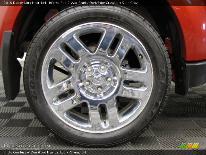 Inferno Red Crystal Pearl / Dark Slate Gray/Light Slate Gray 2010 Dodge Nitro Heat 4x4