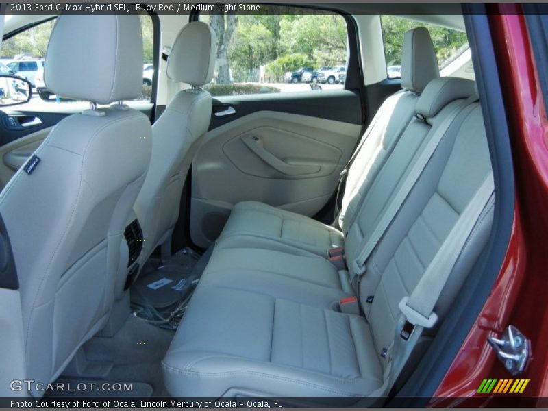Ruby Red / Medium Light Stone 2013 Ford C-Max Hybrid SEL