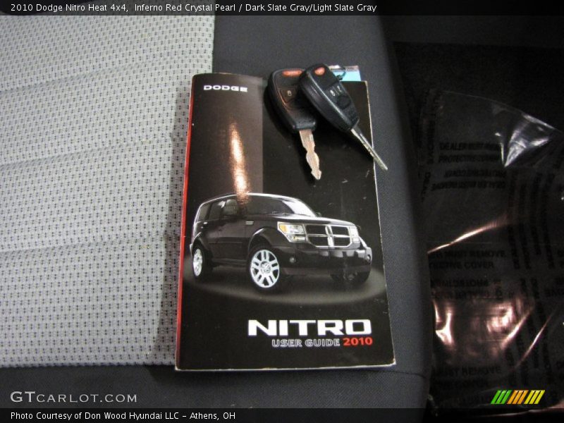 Inferno Red Crystal Pearl / Dark Slate Gray/Light Slate Gray 2010 Dodge Nitro Heat 4x4