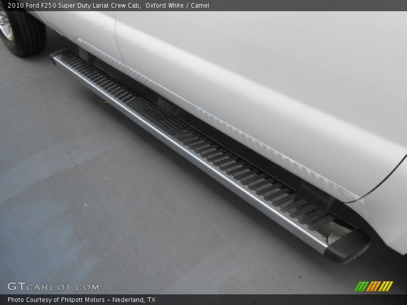 Oxford White / Camel 2010 Ford F250 Super Duty Lariat Crew Cab