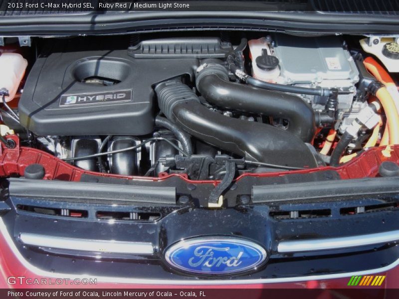 Ruby Red / Medium Light Stone 2013 Ford C-Max Hybrid SEL