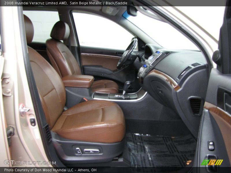 Satin Beige Metallic / Black/Saddle 2008 Hyundai Veracruz Limited AWD