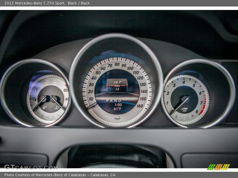 Black / Black 2013 Mercedes-Benz C 250 Sport