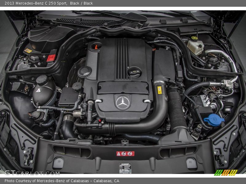 Black / Black 2013 Mercedes-Benz C 250 Sport