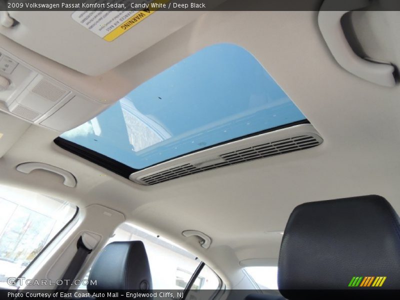 Candy White / Deep Black 2009 Volkswagen Passat Komfort Sedan