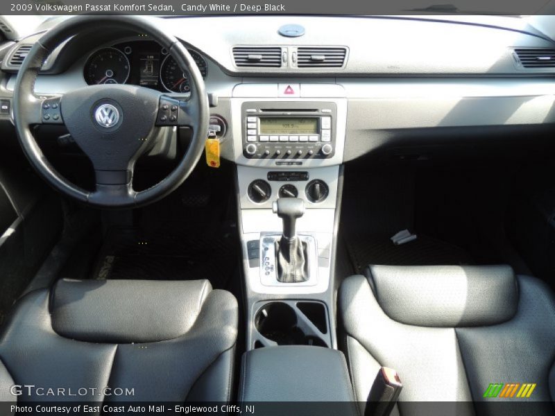 Candy White / Deep Black 2009 Volkswagen Passat Komfort Sedan