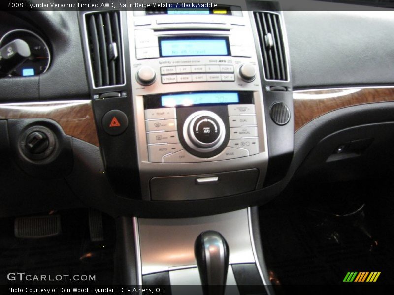 Satin Beige Metallic / Black/Saddle 2008 Hyundai Veracruz Limited AWD