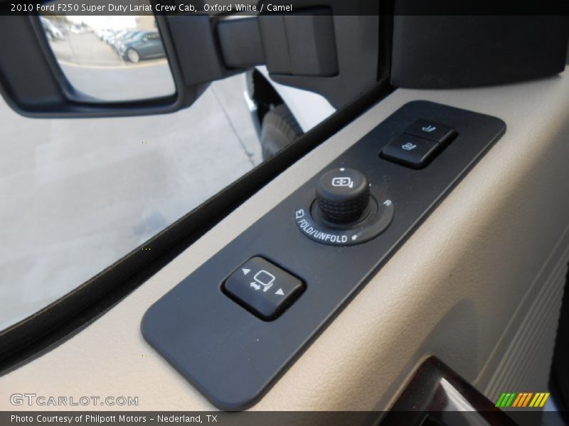 Oxford White / Camel 2010 Ford F250 Super Duty Lariat Crew Cab