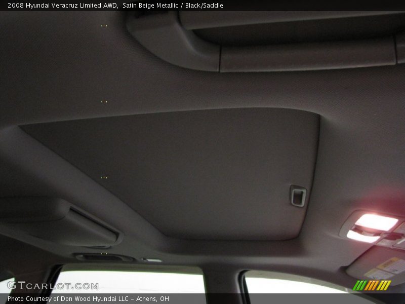 Satin Beige Metallic / Black/Saddle 2008 Hyundai Veracruz Limited AWD