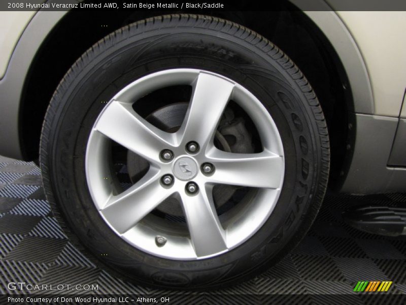 Satin Beige Metallic / Black/Saddle 2008 Hyundai Veracruz Limited AWD