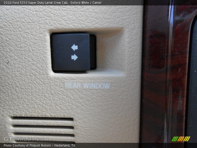 Oxford White / Camel 2010 Ford F250 Super Duty Lariat Crew Cab