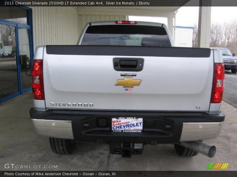 Silver Ice Metallic / Ebony 2013 Chevrolet Silverado 2500HD LT Extended Cab 4x4