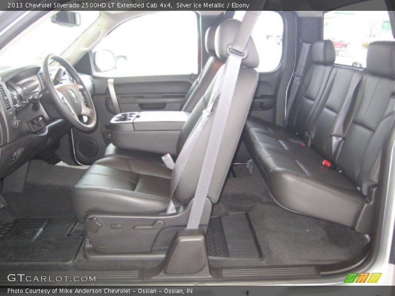 Silver Ice Metallic / Ebony 2013 Chevrolet Silverado 2500HD LT Extended Cab 4x4