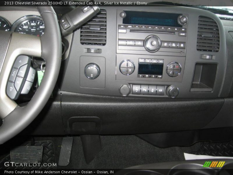 Silver Ice Metallic / Ebony 2013 Chevrolet Silverado 2500HD LT Extended Cab 4x4
