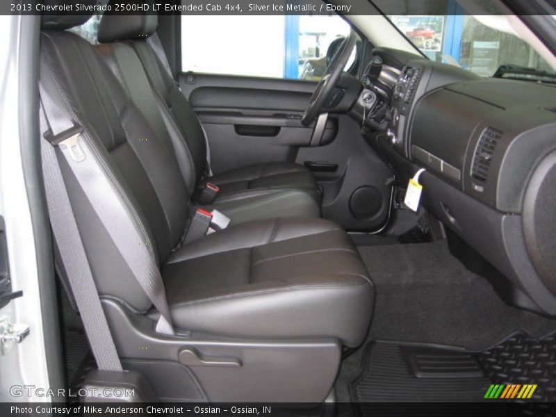 Silver Ice Metallic / Ebony 2013 Chevrolet Silverado 2500HD LT Extended Cab 4x4