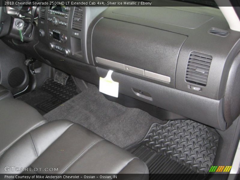 Silver Ice Metallic / Ebony 2013 Chevrolet Silverado 2500HD LT Extended Cab 4x4