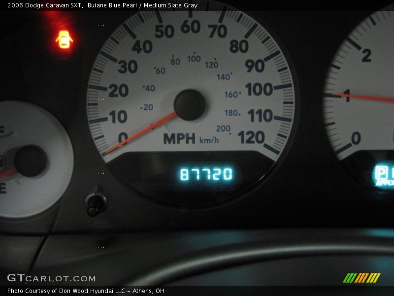 Butane Blue Pearl / Medium Slate Gray 2006 Dodge Caravan SXT