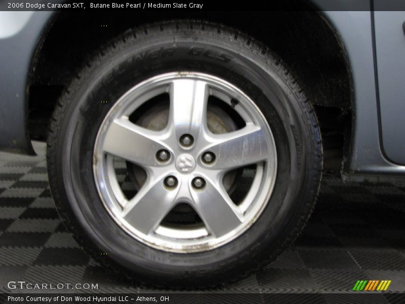 Butane Blue Pearl / Medium Slate Gray 2006 Dodge Caravan SXT