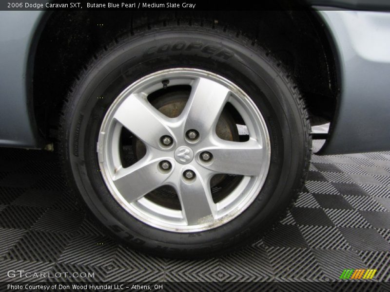 Butane Blue Pearl / Medium Slate Gray 2006 Dodge Caravan SXT