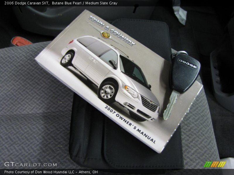 Butane Blue Pearl / Medium Slate Gray 2006 Dodge Caravan SXT