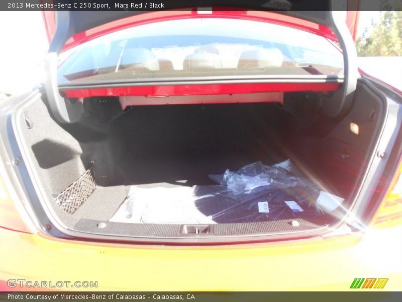 Mars Red / Black 2013 Mercedes-Benz C 250 Sport