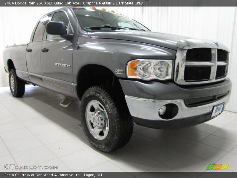 Graphite Metallic / Dark Slate Gray 2004 Dodge Ram 2500 SLT Quad Cab 4x4