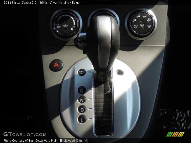  2011 Sentra 2.0 Xtronic CVT Automatic Shifter