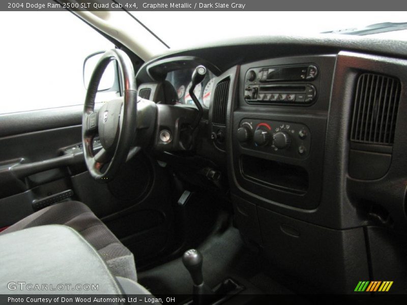 Graphite Metallic / Dark Slate Gray 2004 Dodge Ram 2500 SLT Quad Cab 4x4