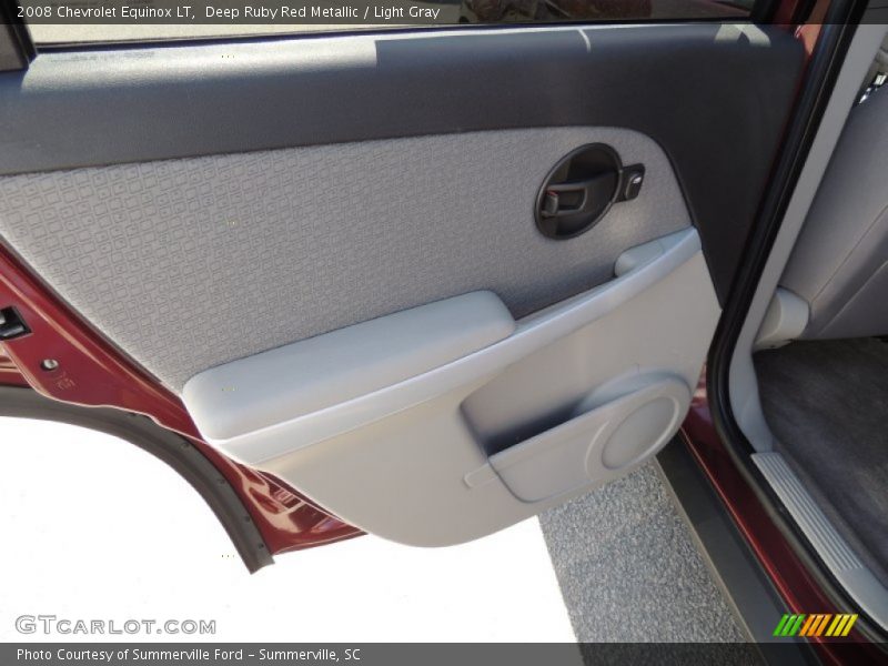 Deep Ruby Red Metallic / Light Gray 2008 Chevrolet Equinox LT