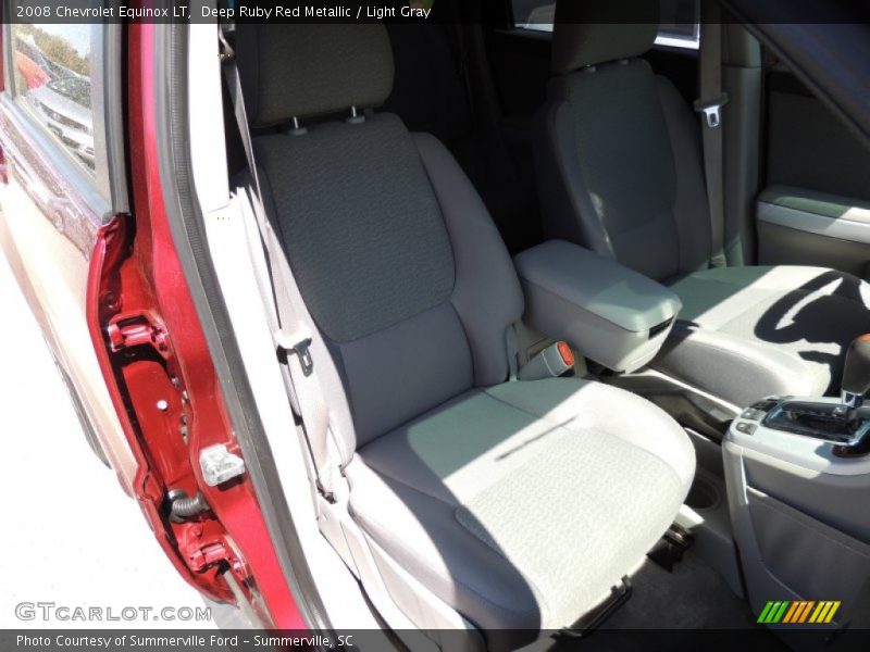 Deep Ruby Red Metallic / Light Gray 2008 Chevrolet Equinox LT