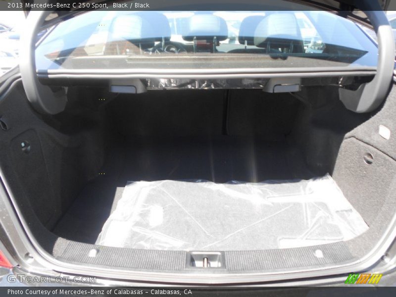 Black / Black 2013 Mercedes-Benz C 250 Sport