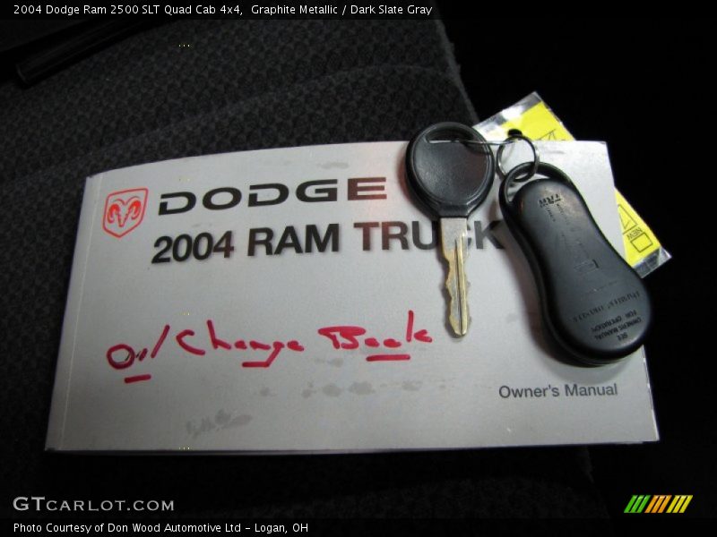 Graphite Metallic / Dark Slate Gray 2004 Dodge Ram 2500 SLT Quad Cab 4x4