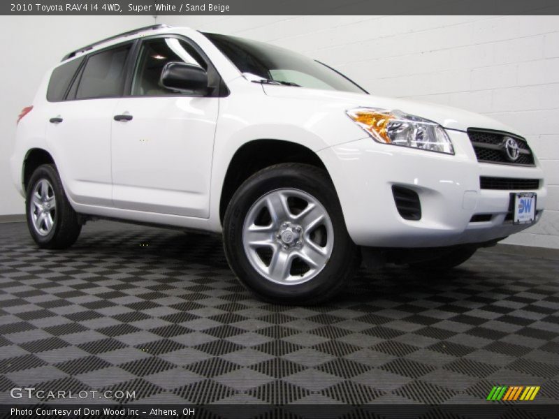 Super White / Sand Beige 2010 Toyota RAV4 I4 4WD