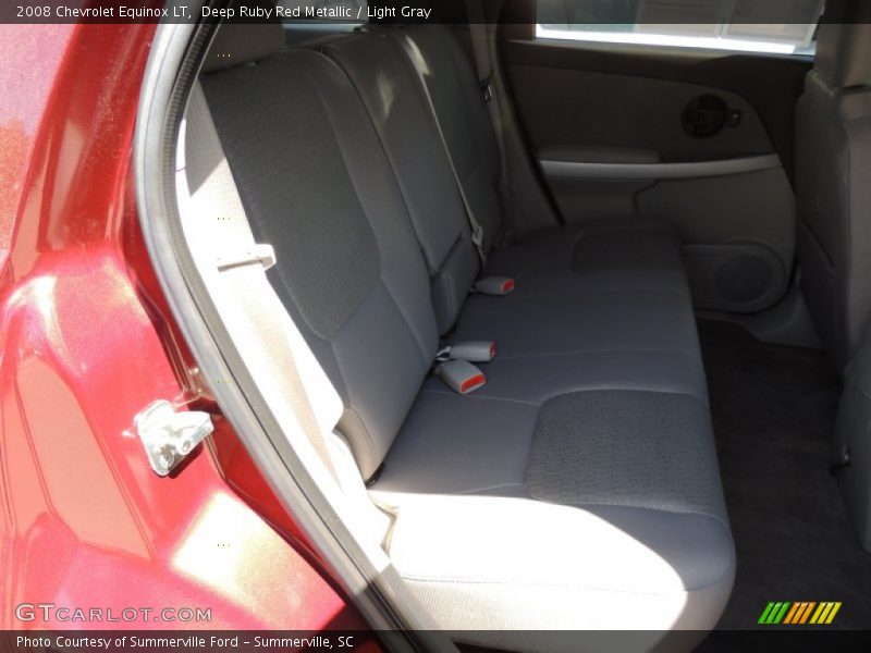 Deep Ruby Red Metallic / Light Gray 2008 Chevrolet Equinox LT