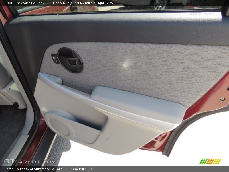 Deep Ruby Red Metallic / Light Gray 2008 Chevrolet Equinox LT